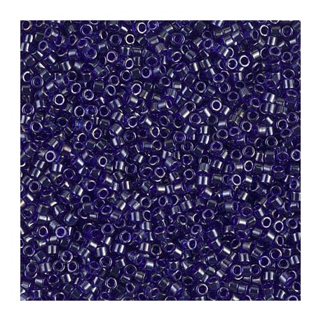 10 Grams DB0277 Transparent Cobalt Luster 11 Delica Beads