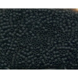 10 Grams DB310 Miyuki Matte Black Size 11 Delica Beads