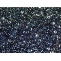 12 Grams Jet Hematite Super Duo Beads