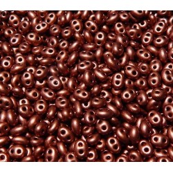 12 Grams Copper Twin Hole Beads