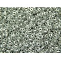 12 Grams Silver Twin Hole Beads