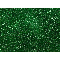 10 Grams 15-16 Miyuki Silver Lined Green Seed Beads