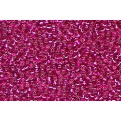 10 Grams 15-1436 Miyuki Raspberry TR S/L Dyed Seed Beads