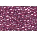 10 Grams 15-1524 Miyuki Spkl Peony Pink Lined Crystal Seed Beads 10 Grams 15-1524 Miyuki Spkl Peony Pink Lined Crystal Seed Beads