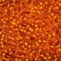 10 Grams 15-1625 Miyuki Dyed Semi Matte S/L Orange Seed Beads