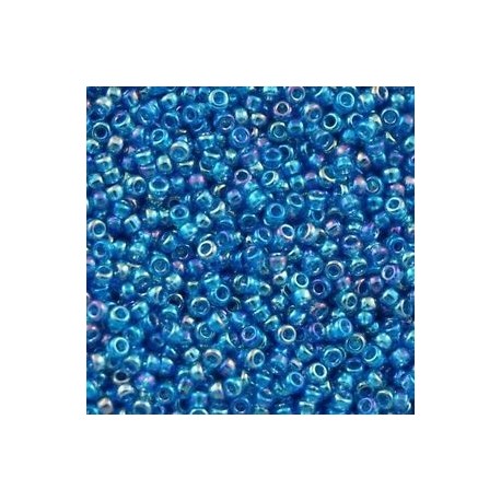 10 Grams 15-291 Miyuki TR Capri Blue AB Seed Beads