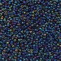 10 Grams 15-455 Miyuki Met. Variegated Blue Iris Seed Beads