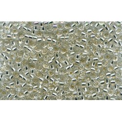 50 Grams 11-1 Miyuki Silver Lined Crystal Seed Beads