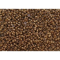 25 Grams 11-457L Miyuki Metallic Lt. Bronze Seed Beads