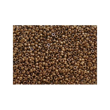 25 Grams 11-457L Miyuki Metallic Lt. Bronze Seed Beads
