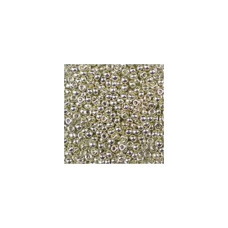 25 Grams 11-1051 Miyuki Galv. Silver Size 11 Seed Beads