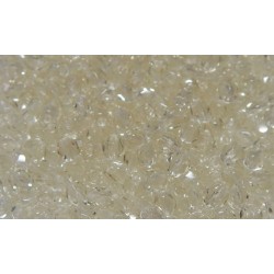 100 Pack 3mm Champagne Czech Fire Polished Crystals