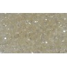 100 Pack 3mm Champagne Czech Fire Polished Crystals