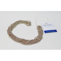 Czech Charlottes Size 13/0 Seed Beads Met. Silver (6 strands 10 Grams)