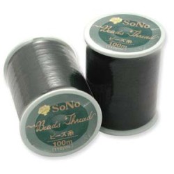 110 Yards SoNo Black Beading Thread
