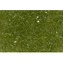 100 Pack 3mm Olivine Czech Fire Polished Crystals