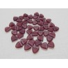 8 mm Czech Matte Plum Triangle Beads Qty 50