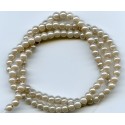4mm Glass Pearls Beige 16 Inch Strand 4mm Glass Pearls Beige 16 Inch Strand