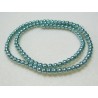 4mm Glass Pearls Teal 16 Inch Strand