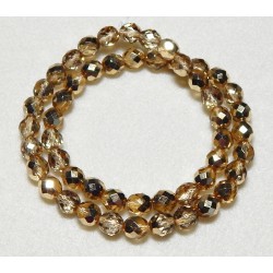 16 Inch Strand 8 mm Czech Fire Polished Crystals 