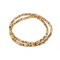 16 Inch Strand 4mm Pale Gold Czech Fire Polished Crystals 16 Inch Strand 4mm Pale Gold Czech Fire Polished Crystals