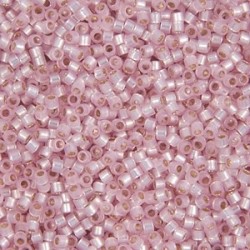 10 Grams Dyed Lt. Rose S/L Alabaster 11 Delica Beads
