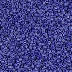 10 Grams DB0361 Matte Opaque Cobalt Luster Size 11 Delica Beads