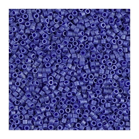 10 Grams DB0361 Matte Opaque Cobalt Luster Size 11 Delica Beads