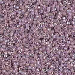 10 Grams DB0158 Opaque Mauve AB Size 11 Delica Beads