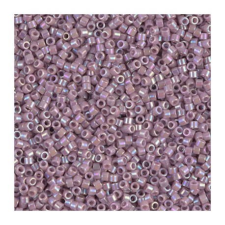 10 Grams DB0158 Opaque Mauve AB Size 11 Delica Beads